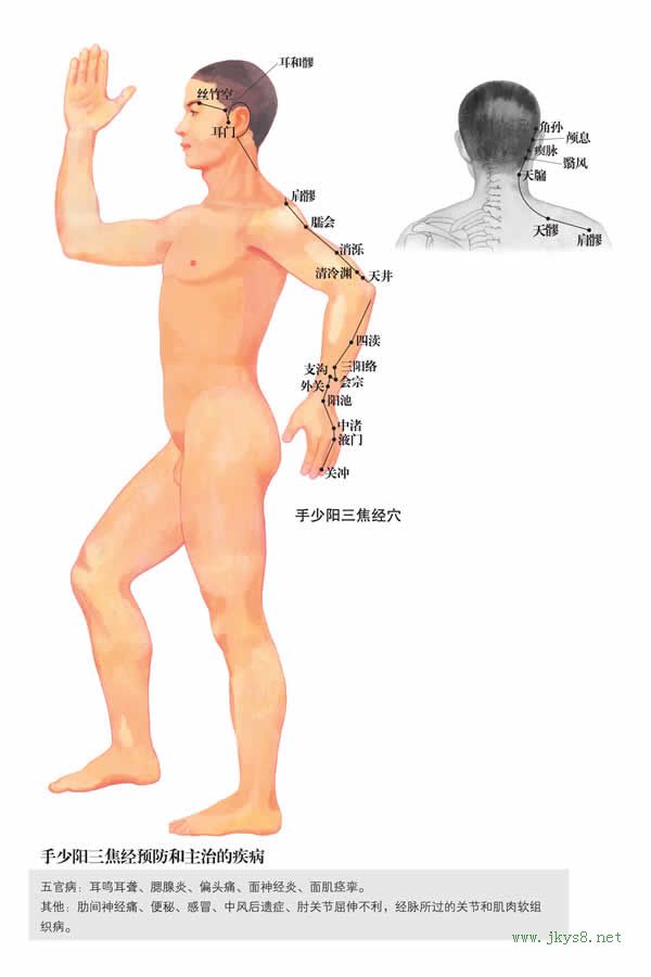 耳和髎穴：三焦經(jīng)(圖文)