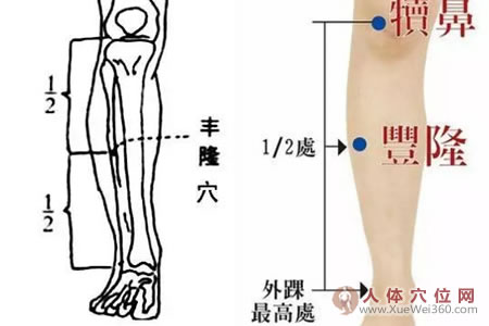 祛痰第一穴--豐隆穴